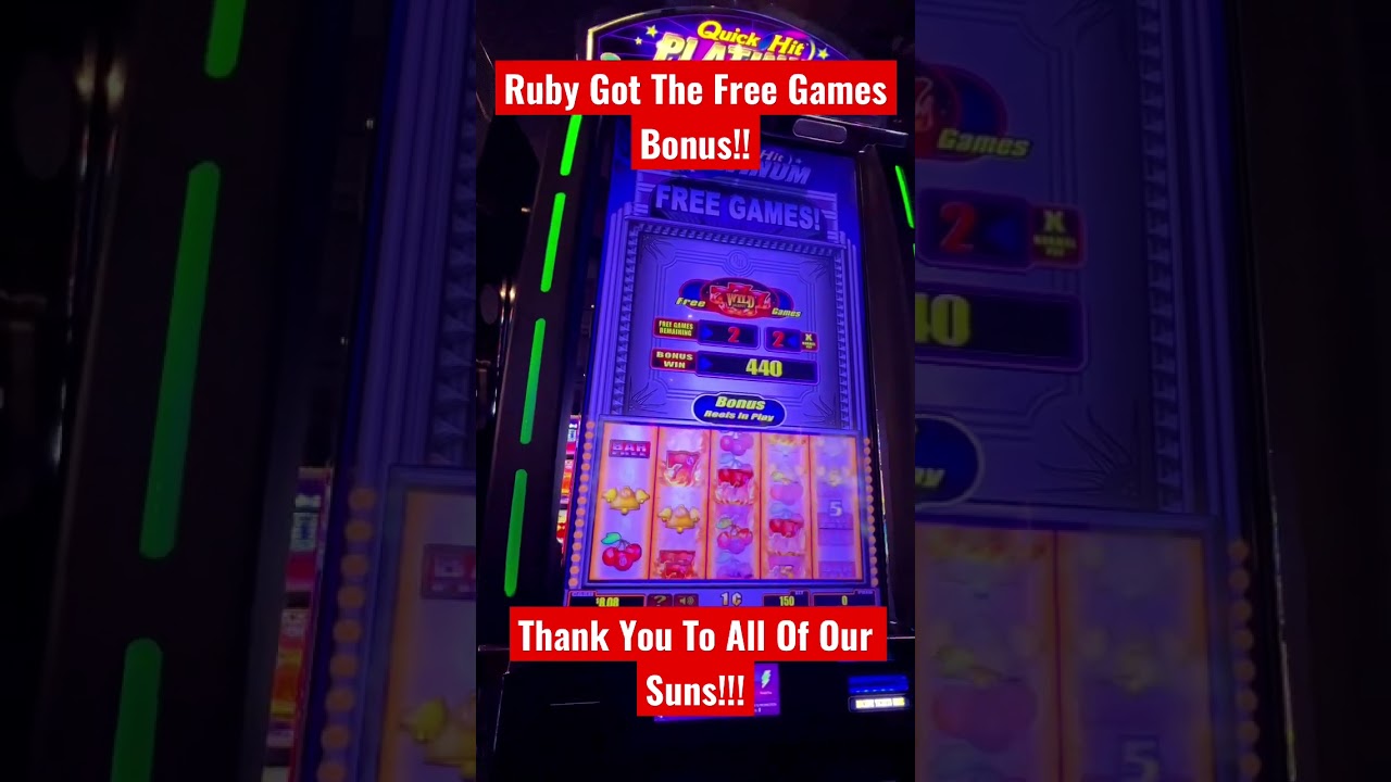 Free Games Bonus Feature On Quick Hits Platinum!!