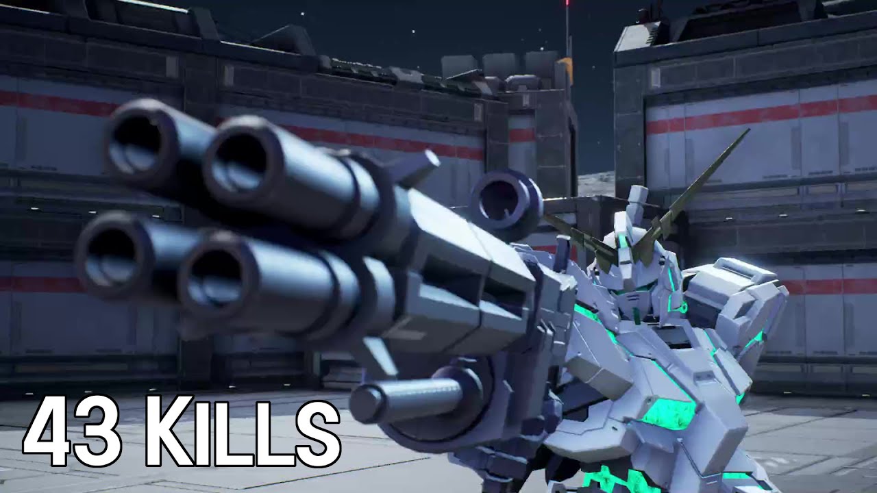 【Gundam Evolution】Unicorn Gundam Gameplay | 43 Kills | No Commentary
