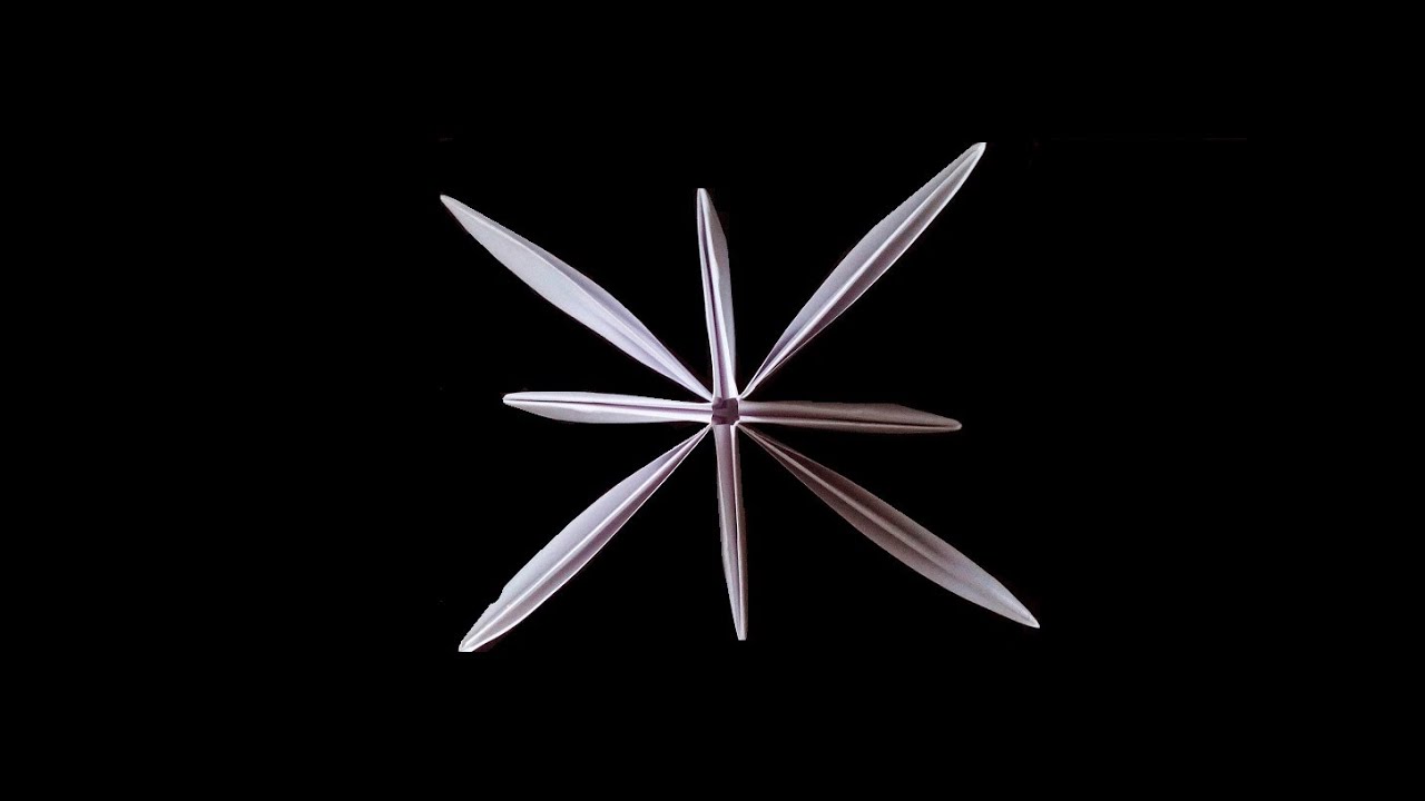 Восьмиконечная звезда оригами, eight-pointed star origami