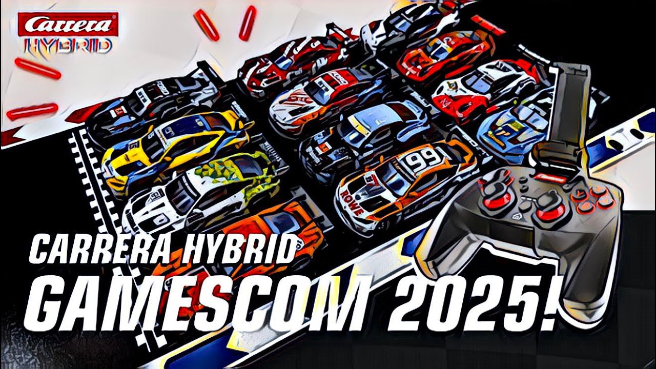 Carrera Hybrid at gamescom 2025: our highlights 🎮👾 | @CarreraToysOfficial