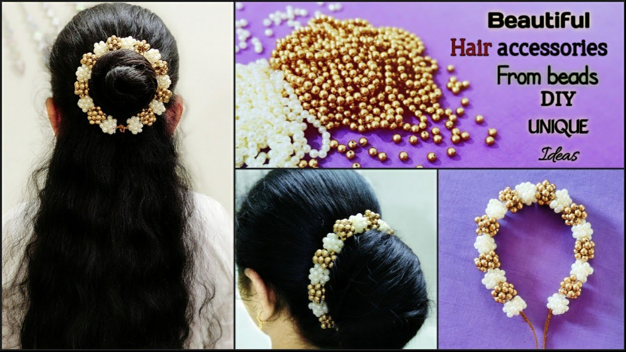 Hair accessories/bridal hair accessories/artificial bridal flower making/jasmine flower hairstyle