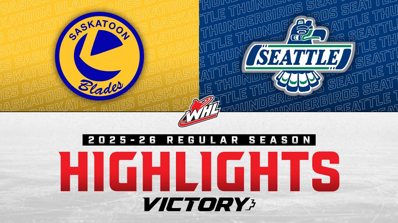 Saskatoon Blades at Seattle Thunderbirds 10/31 | WHL Highlights 2025-26