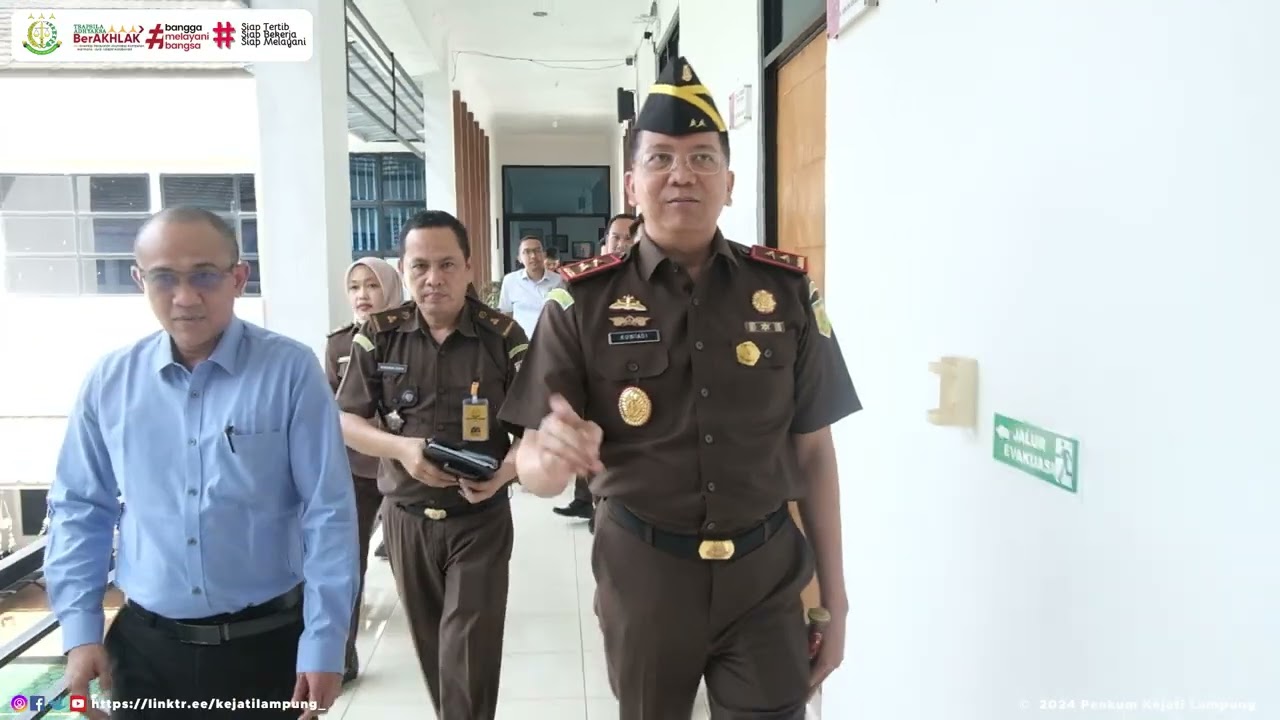 Kepala Kejaksaan Tinggi Lampung Sidak Kajari Tanggamus