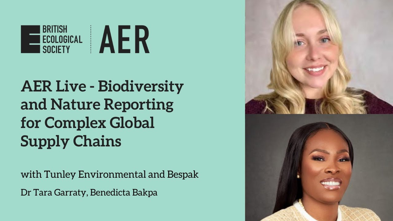AER Live: Biodiversity and Nature Reporting for Complex Global Supply Chains