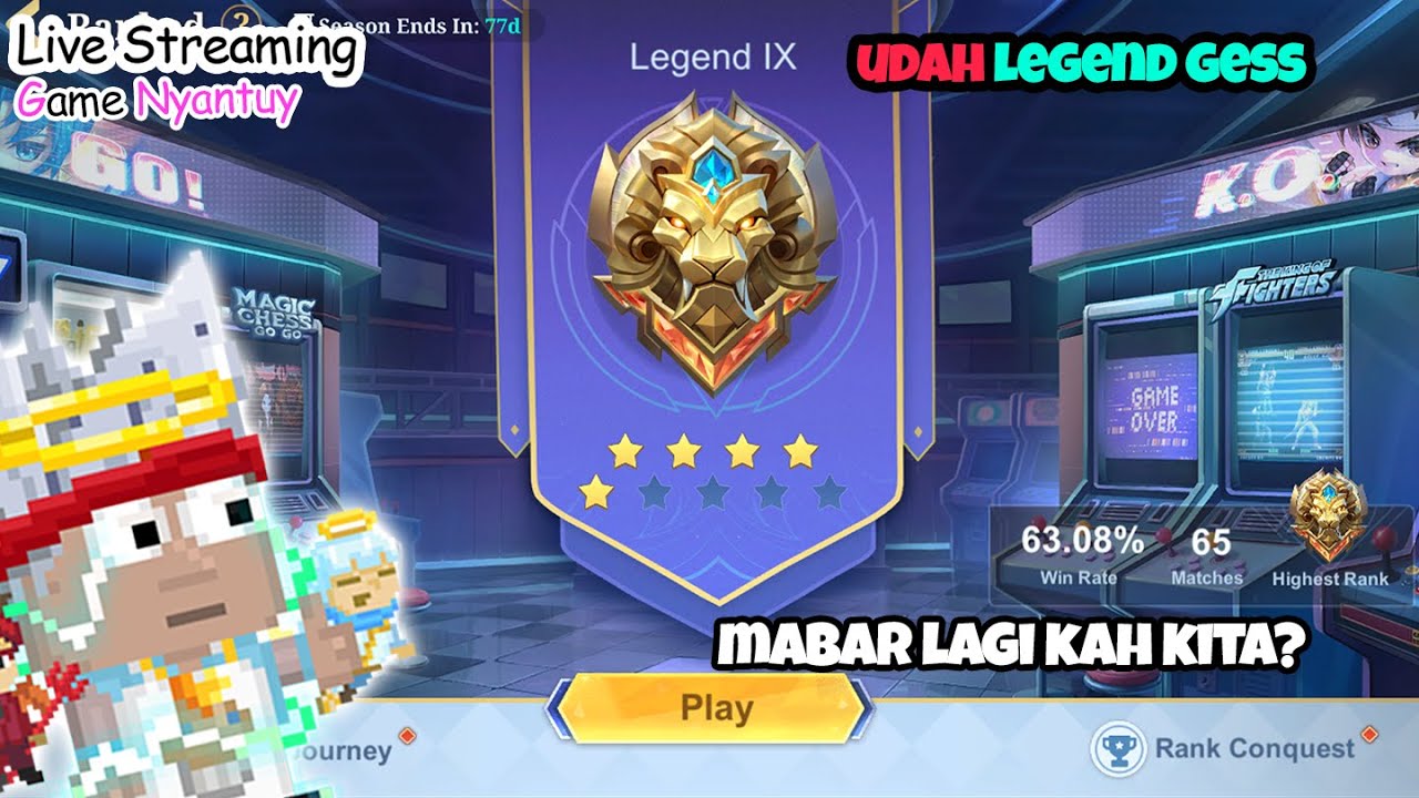 Rank Honor wis megap megap~  LIVE MAGIC CHESS GO GO #mcgg