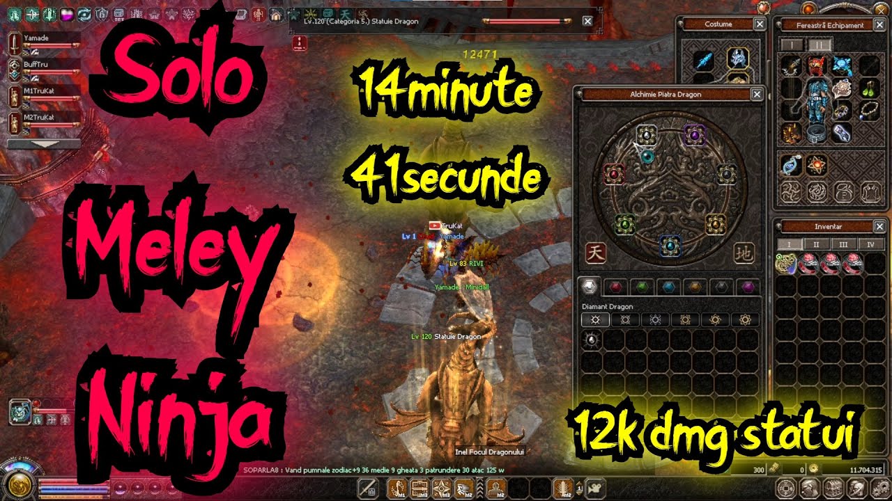 💥Part I: Solo Meley Ninja ( Alchimie Opaca )💥