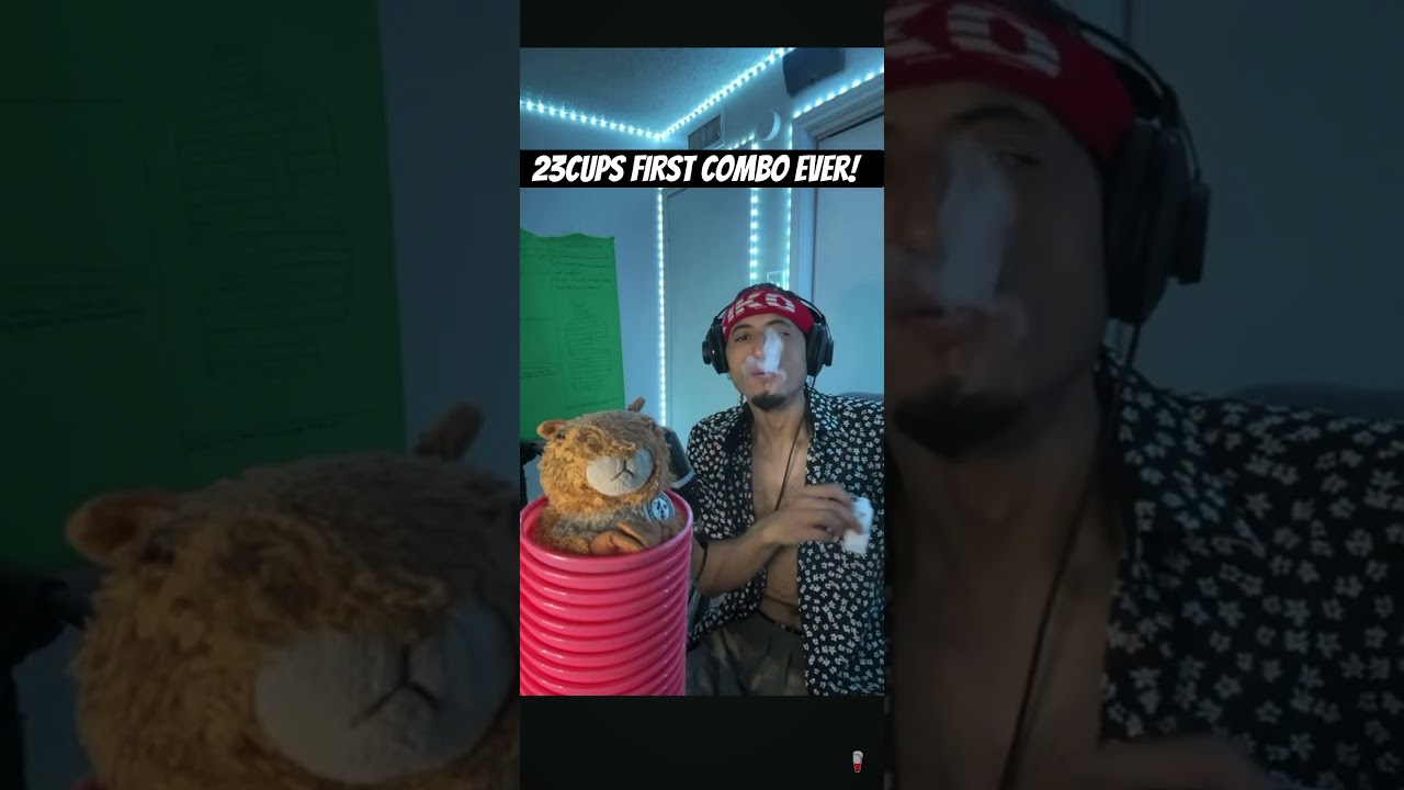 23CUPS FIRST COMBO EVER 🤣 #smoke #vape #combo
