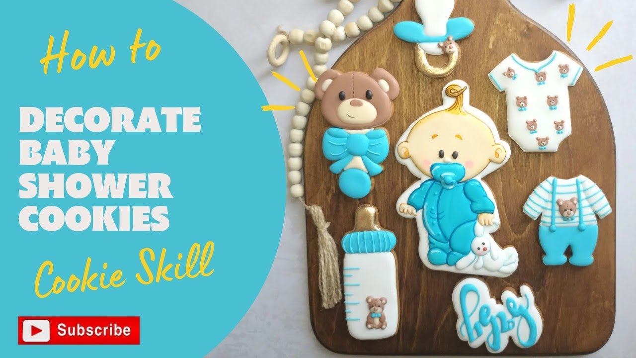 How To Make Baby Shower Cookies.👶🏼