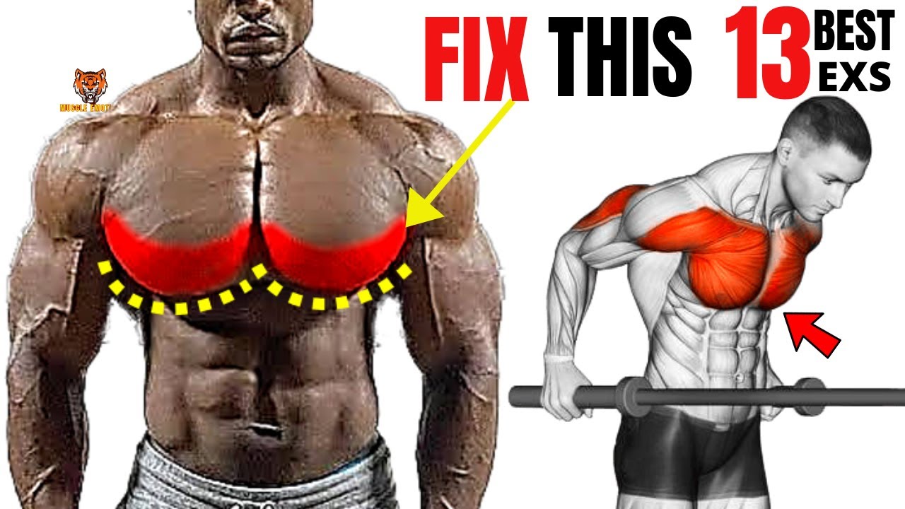 13 BEST  INNER ,LOWER AND UPPER CHEST WORKOUT AT GYM / Meilleurs exs Musculation poitrine .