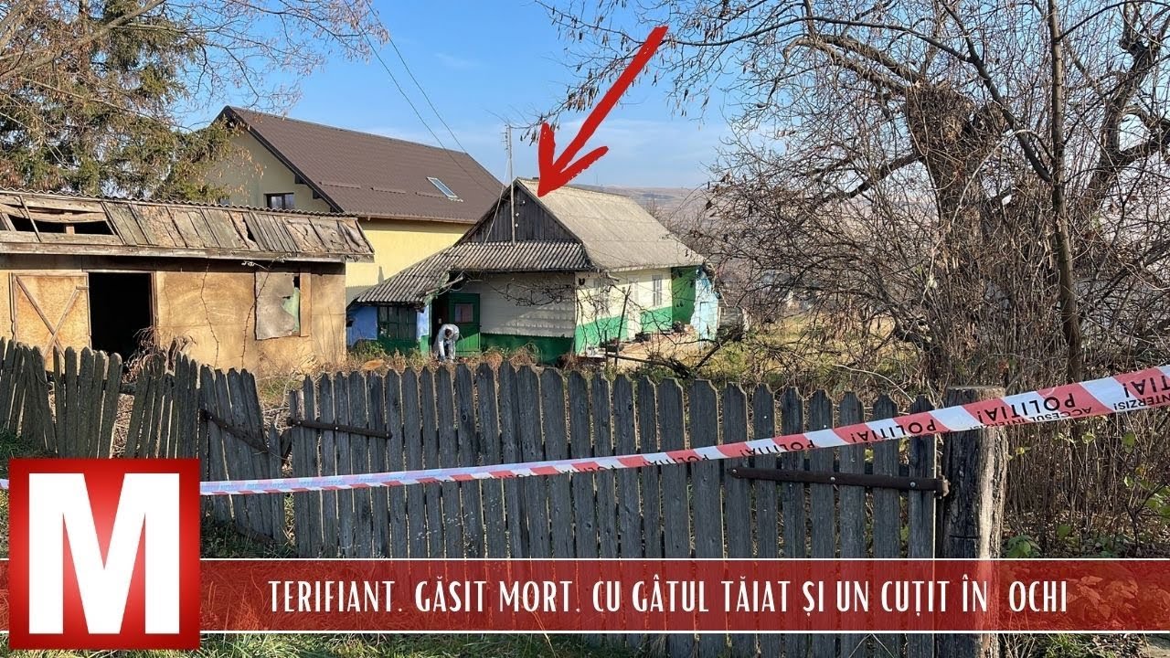 Găsit mort în propria casă, cu un cuțit înfipt în ochi