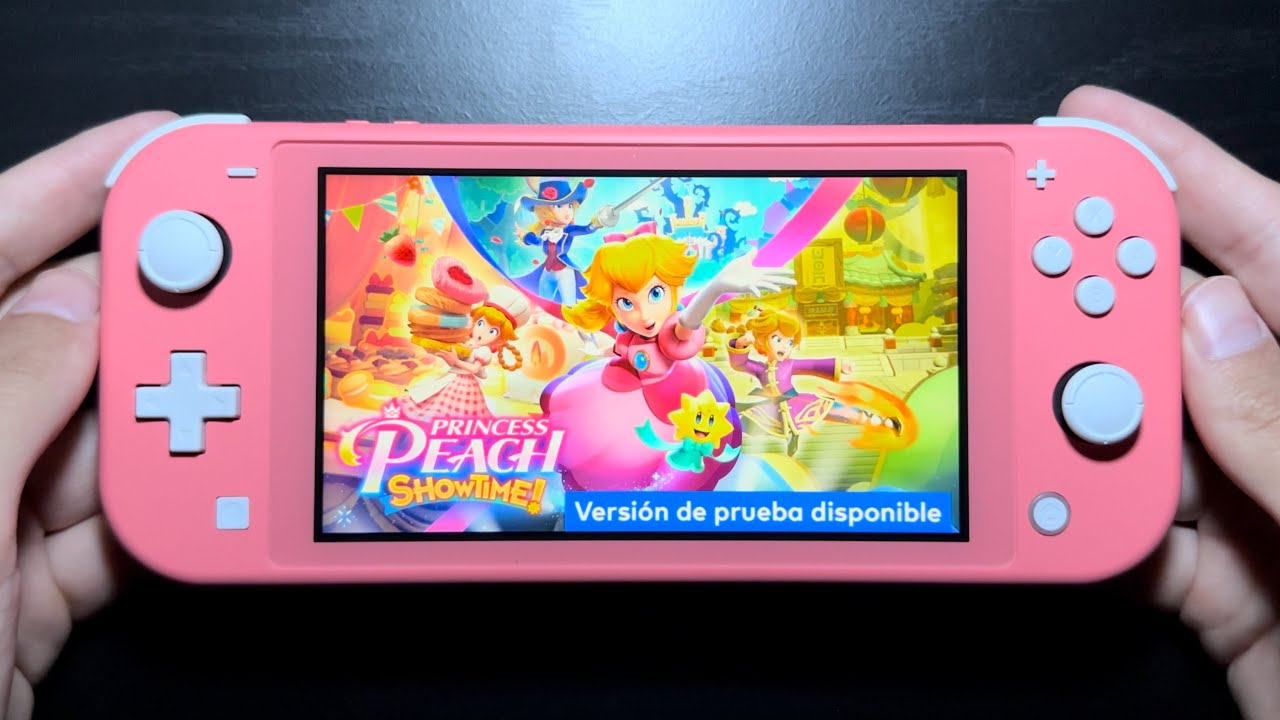 Princess Peach: Showtime! en Nintendo Switch LITE Gameplay