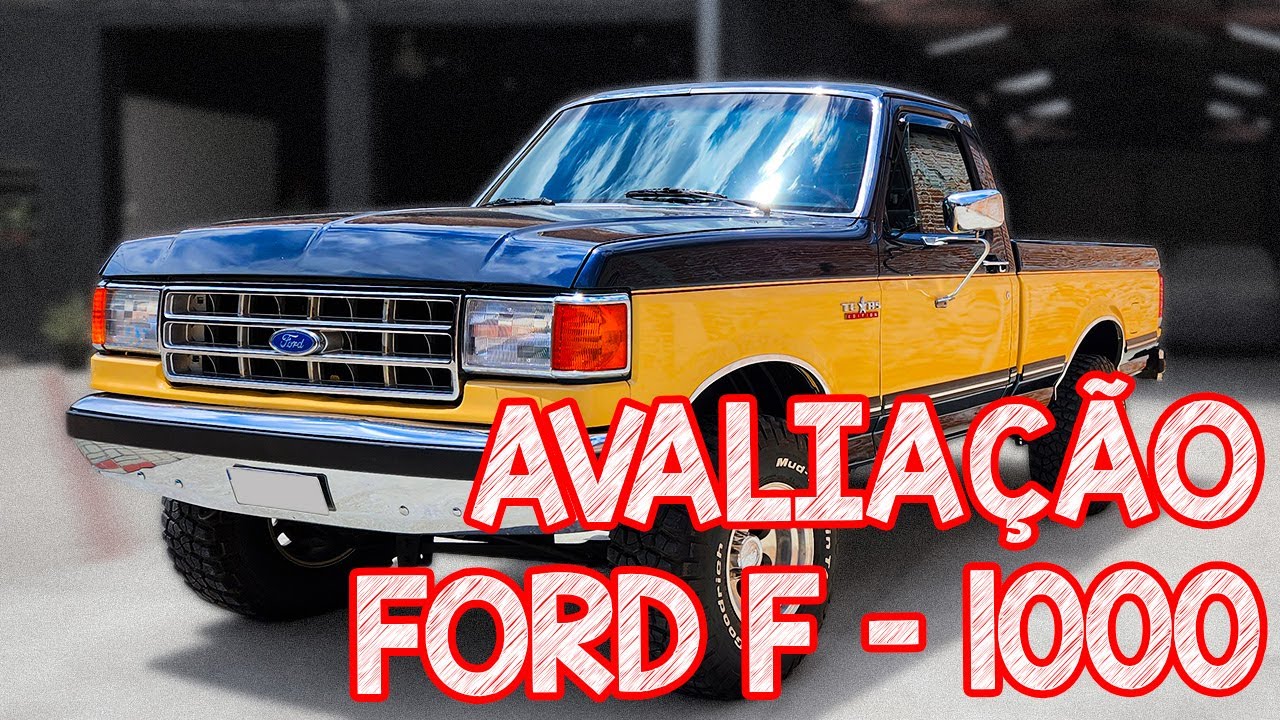 Avaliação Ford F-1000 1994 TEXAS EDITION - UMA BRUTA RAIZ DAS ANTIGAS