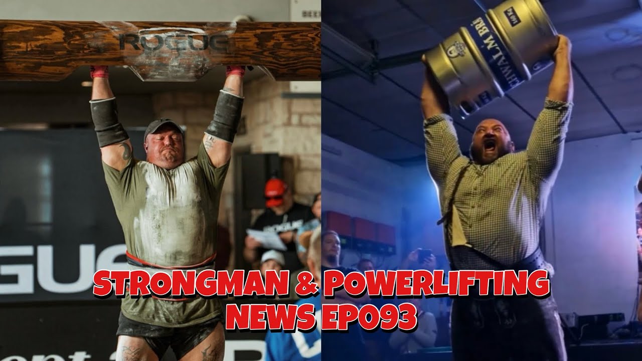 Rogue Invitational | Mitchell Hooper | Dennis Kohlruss | Strongman & Powerlifting News ep093