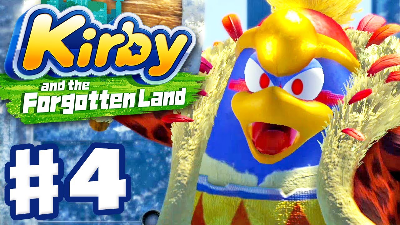 Kirby and the Forgotten Land - Gameplay Walkthrough Part 4 - Winter Horns 100% (Nintendo Switch)