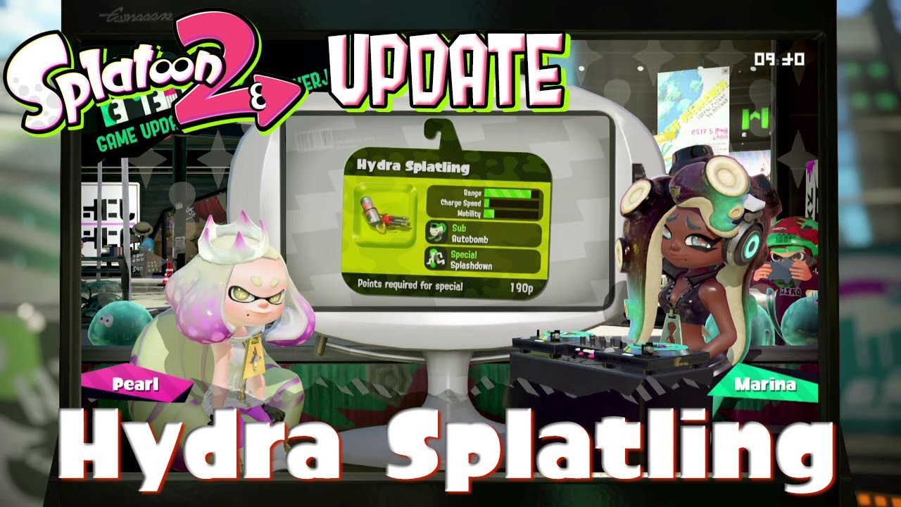 Splatoon 2 Update: Hydra Splatling