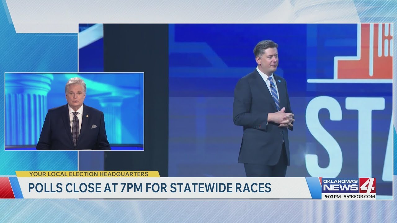 Polls close at 7PM for statewide races