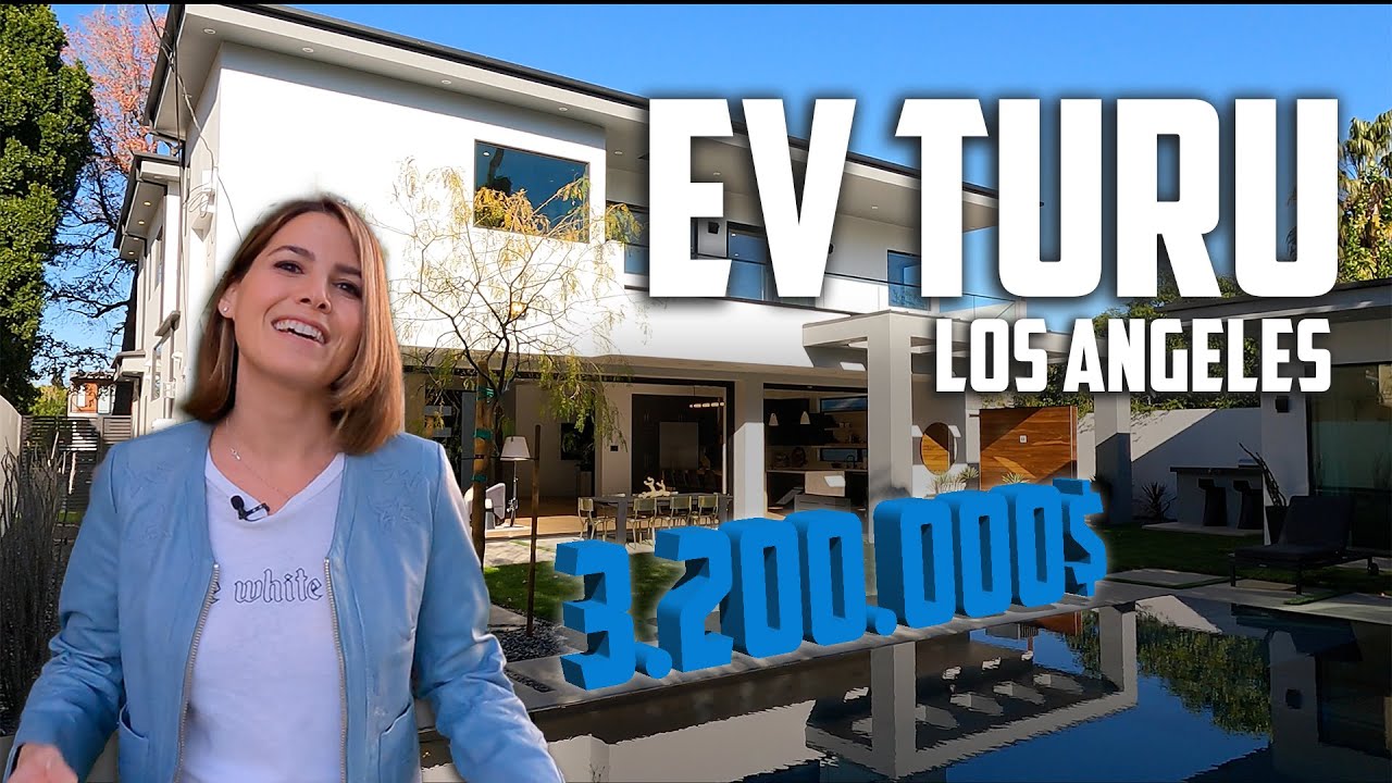 3.2 Milyon Dolarlık Satılık Villa | Havuzlu Lüks Ev Turu | Los Angeles