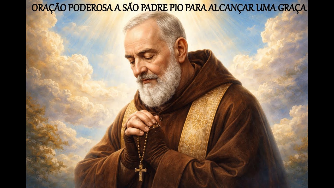ORAÇÃO PODEROSA A SÃO PADRE PIO PARA ALCANÇAR UMA GRAÇA