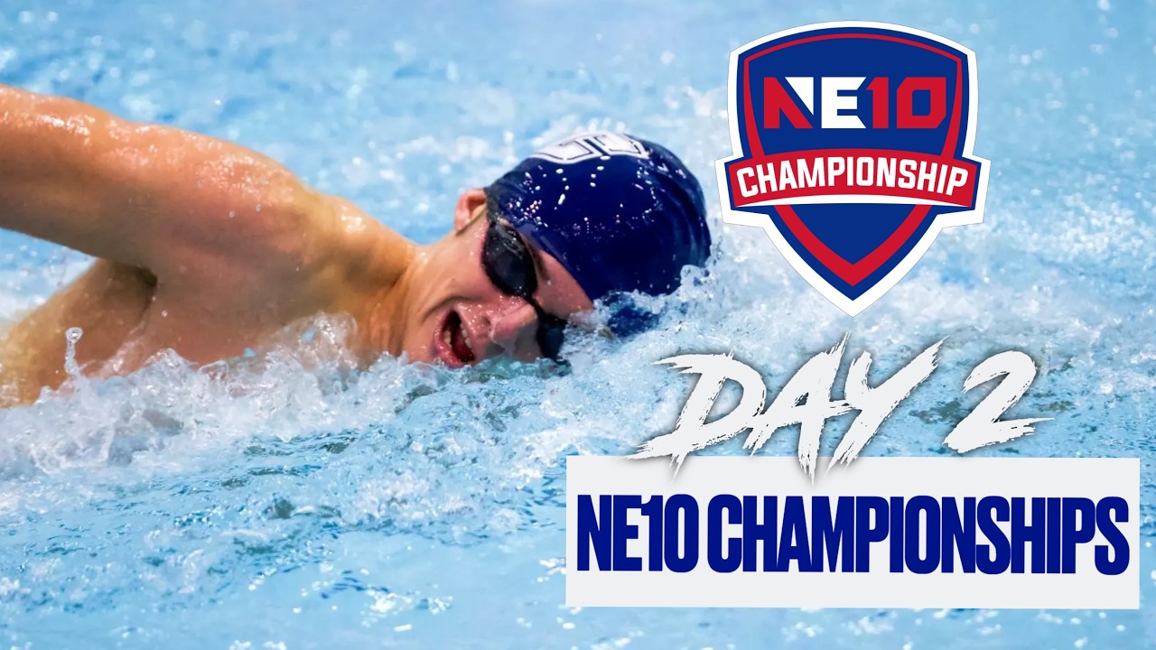 SCSU Men's and Women's Swimming and Diving Day 2 of Northeast 10 Conference Championships Highlights