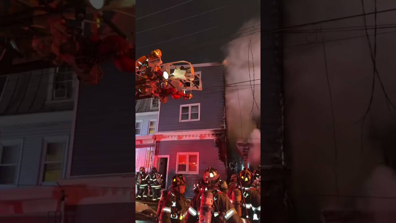 3rd alarm dwelling fire, 1 dead, 1  entrapment Bristol borough, PA 3/2/26 #firefighters #fire