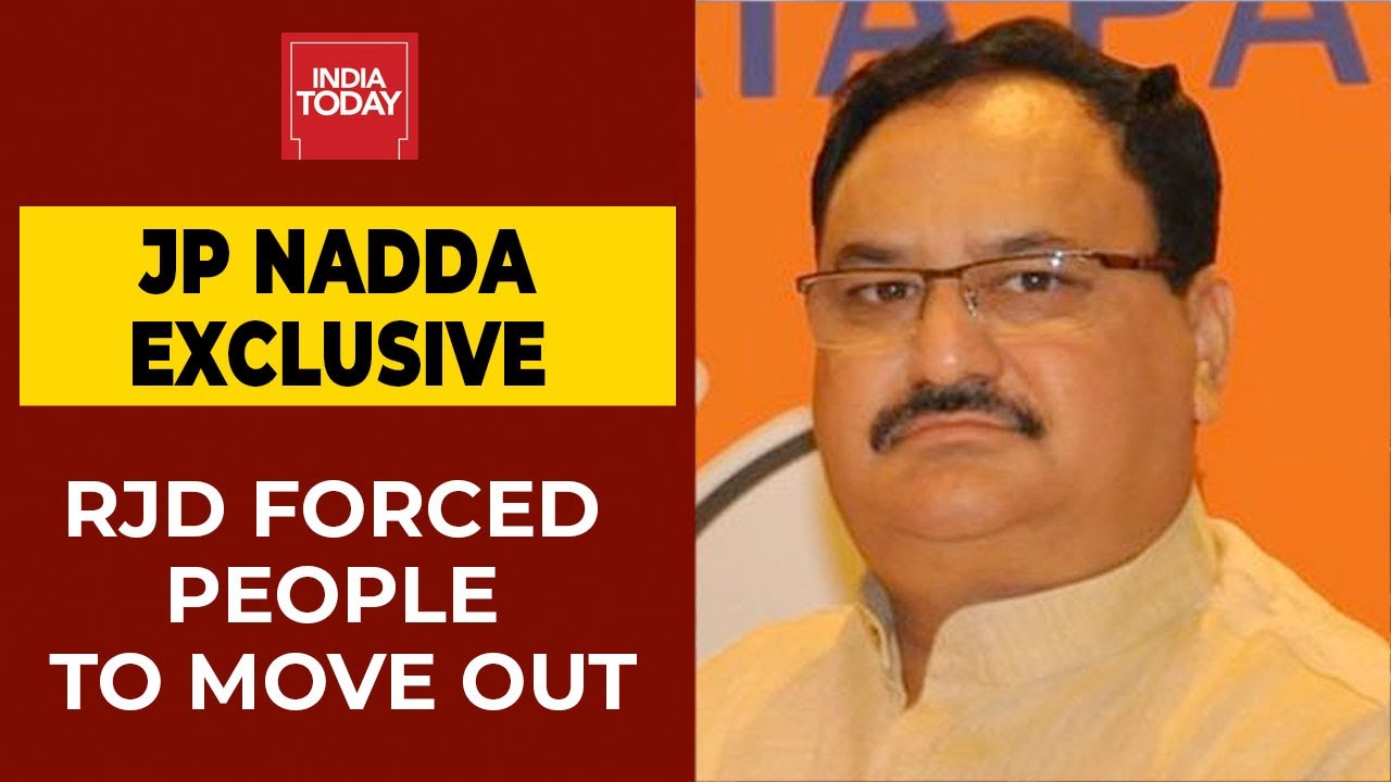 'RJD Forced Everyone To Migrate From Bihar,' Alleges BJP President JP Nadda| Bihar Elections