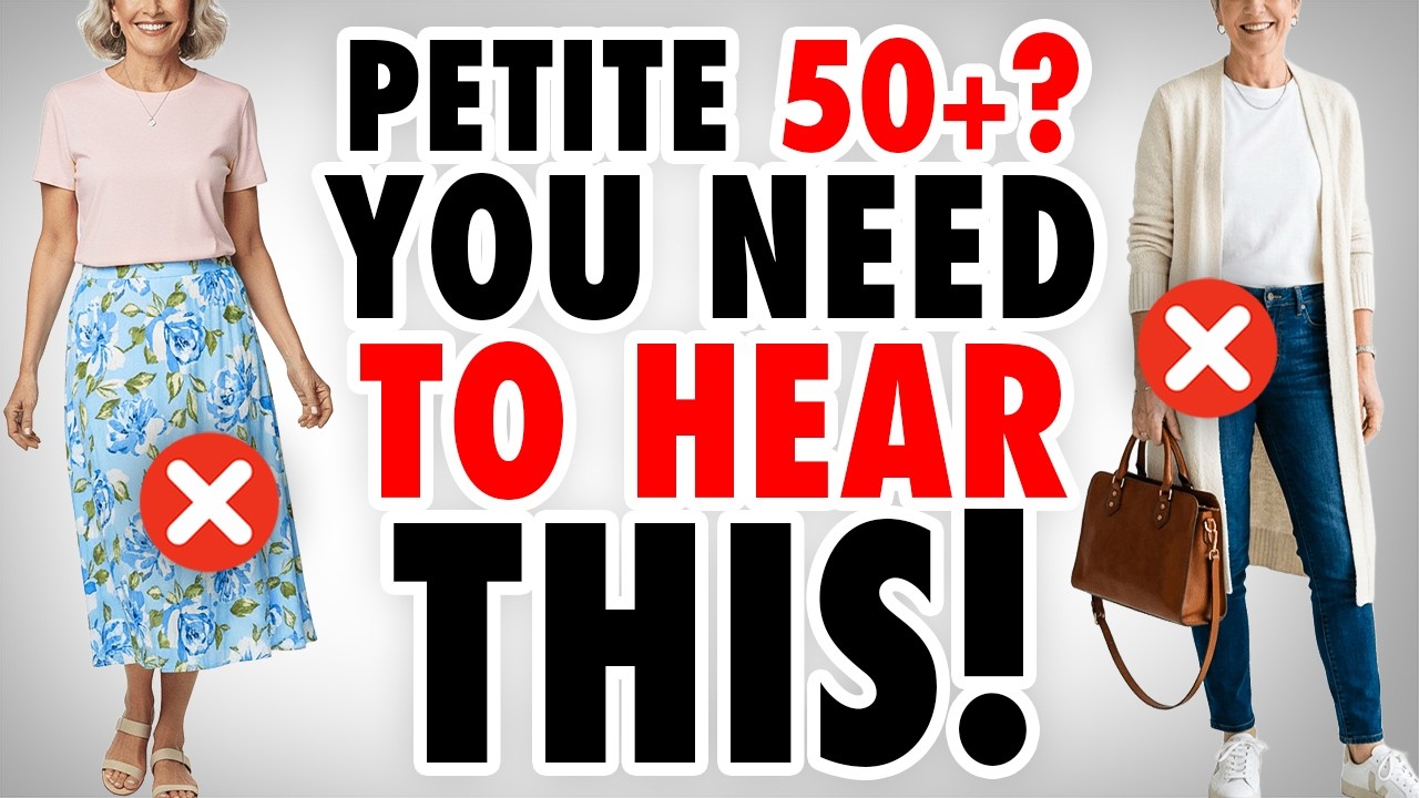 14 COMMON Wardrobe Mistakes PETITE Women Over 50+ NEED To Avoid!