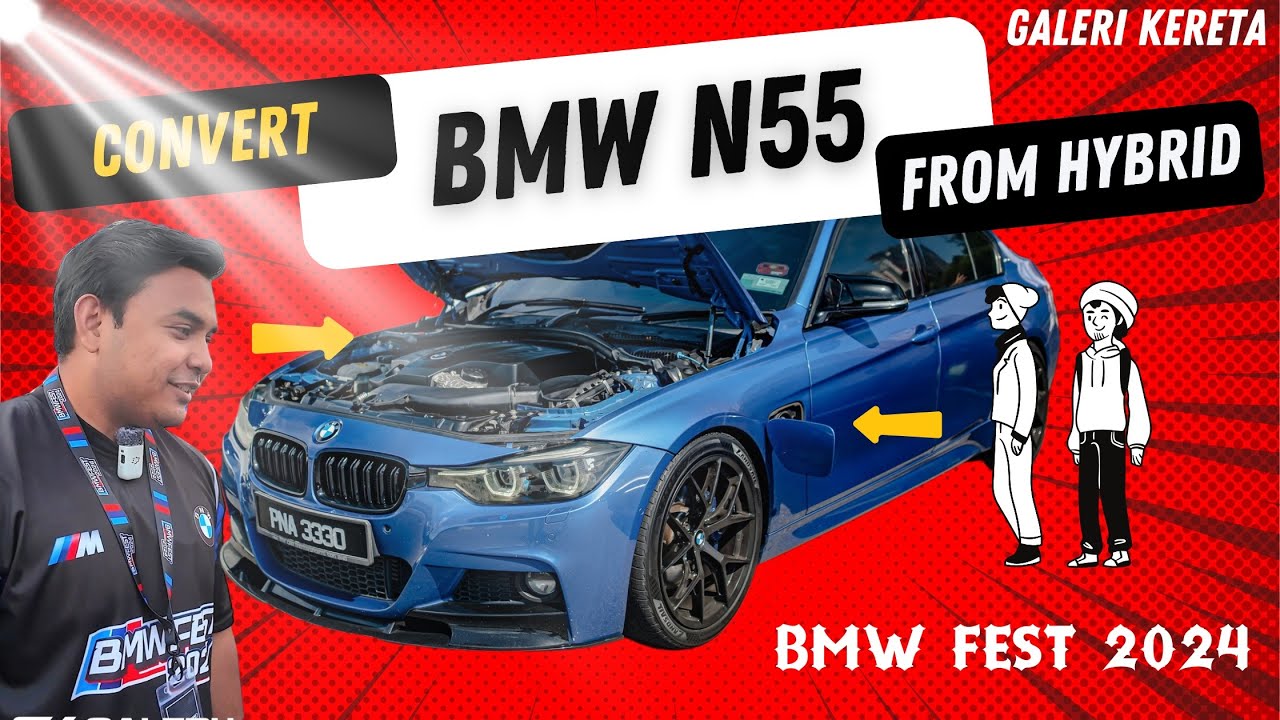 BMW 330e hybrid convert ICE N55 Engine
