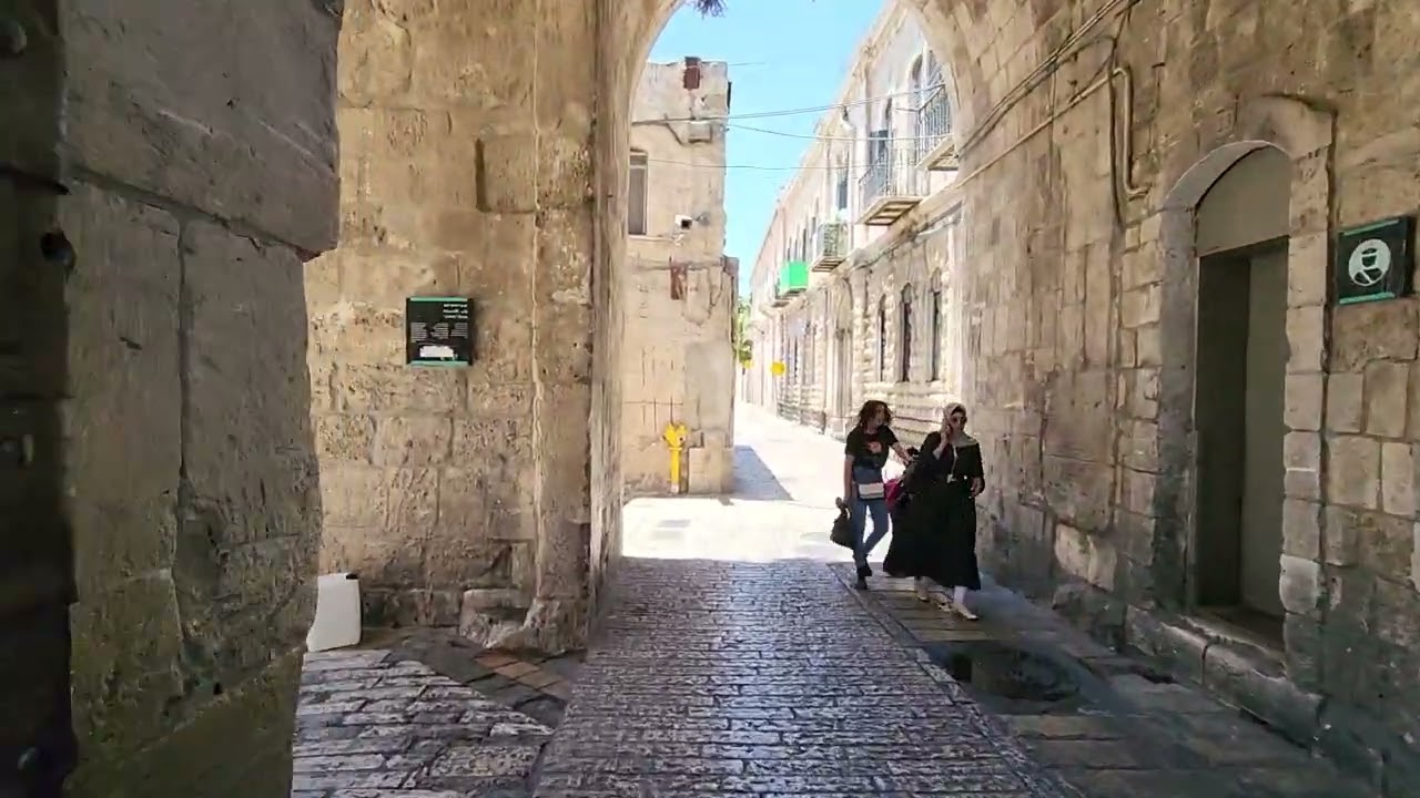 Come with me to visit the birthplace of the Virgin Mary, the mother of Jesus in Jerusalem