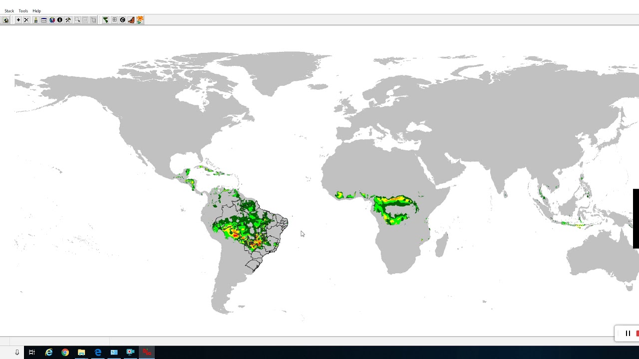 Modelagem Ecológica de Nicho usando o DIVA GIS - disciplina Biogeografia UEG