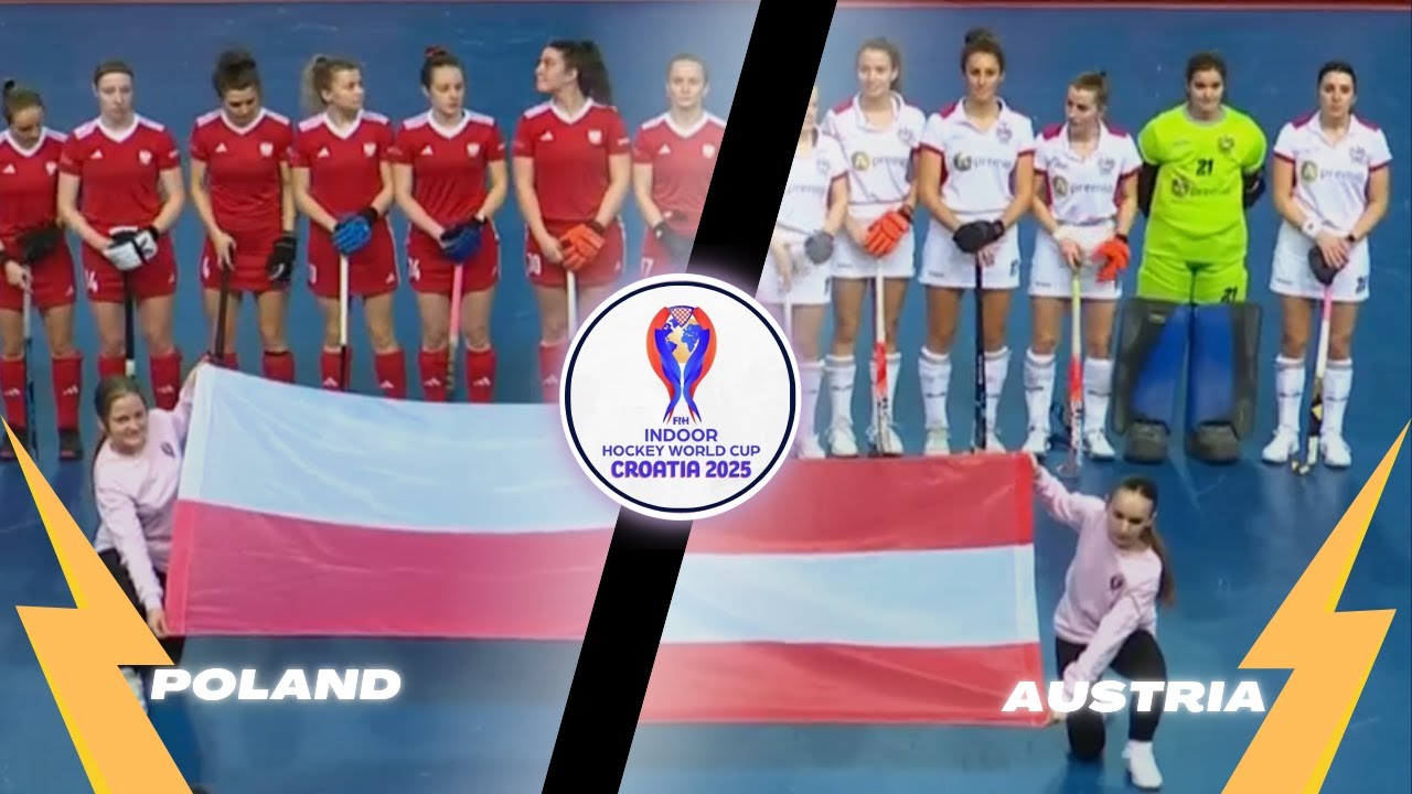 Austria vs Poland | Q 1 | Women's Indoor Hockey World Cup 2025 – كاس العالم لهوكي الصالات سيدات