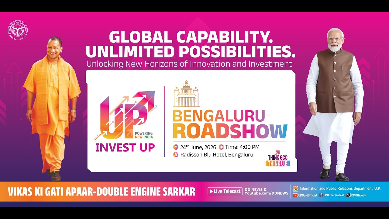 #LIVE: CM Yogi Adityanath Ji roadshow in Bengaluru