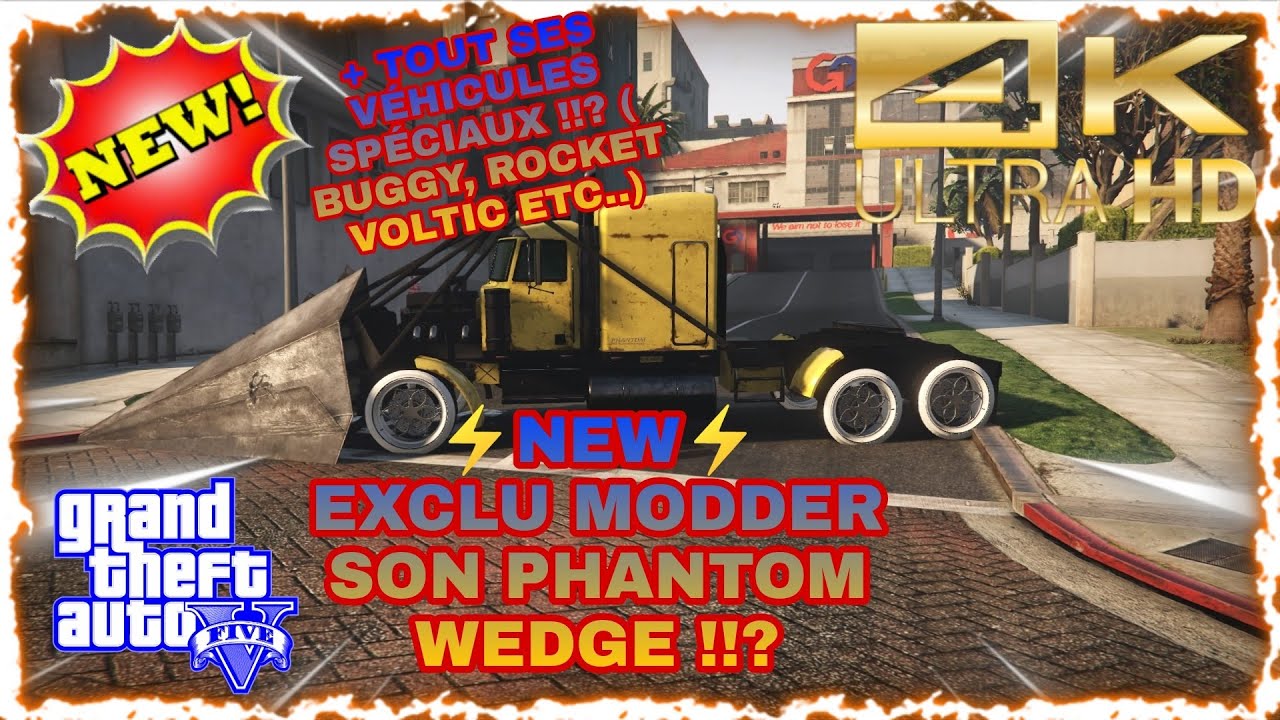 ⚠️ PATCHÉ ⚠️ ⚡NEW⚡⚡MERGE VÉHICULES SPÉCIAUX ⚡MODDER SON PHANTOM WEDGE ET LE SAUVEGARDER !!