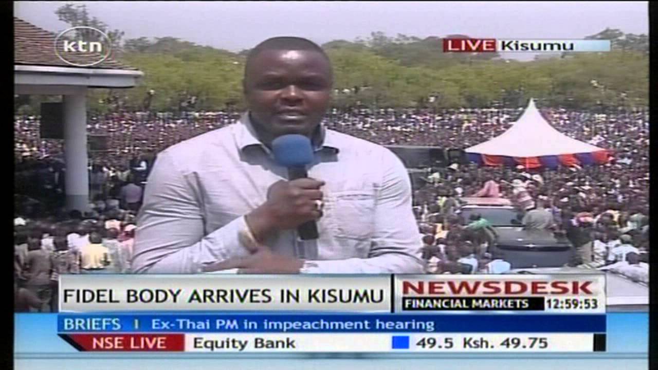 Fidel Odinga's body arrives in Kisumu
