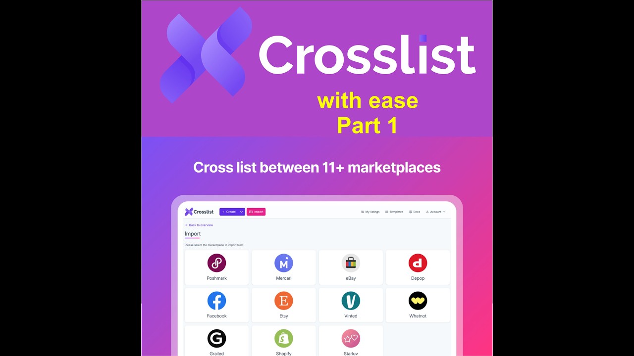 Crosslist with ease part 1