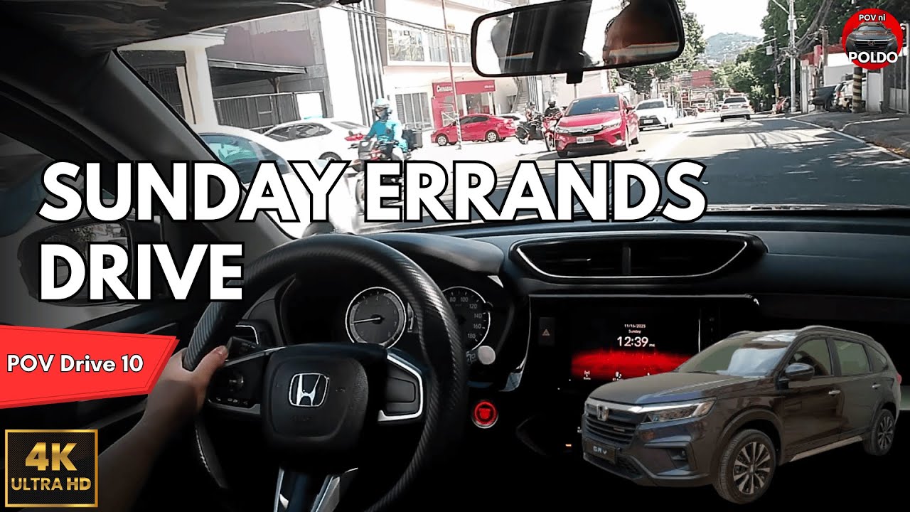 Honda BR-V 2025 | Chill Marikina/Antipolo POV Drive (Sunday Edition)