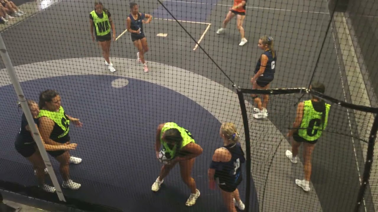 Indoor Netball Nationals 2025 7s U15 ladies Day 2 EP vs Waitakere