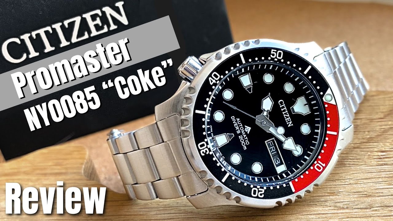 Обзор Citizen Promaster NY0085 «Coke»
