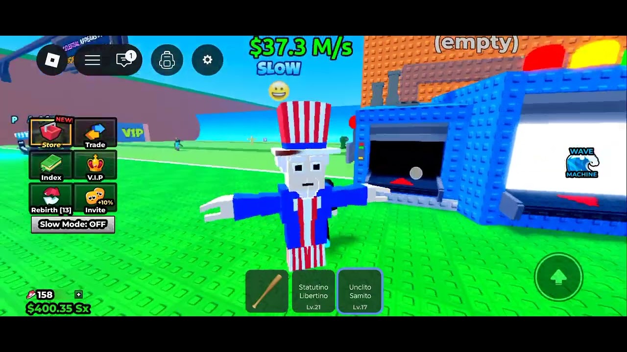 Playing escape Tsunami for brainrot and opening admin lucky block 