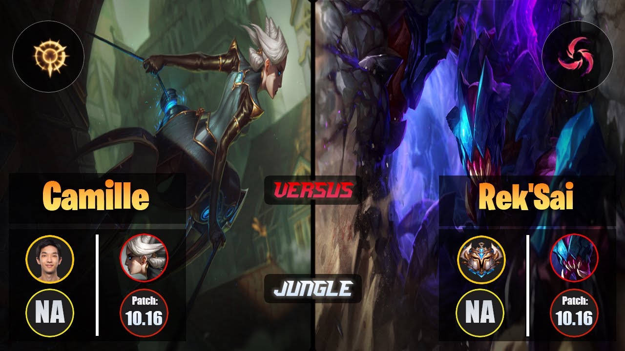 Blaber CAMILLE (Jungle) [Press the Attack] VS REK'SAI - Challenger NA Patch 10.16