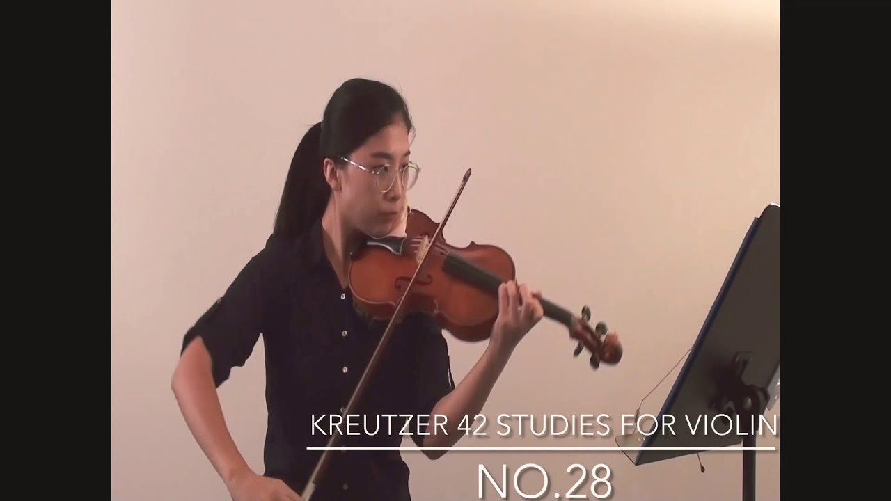 Kreutzer 42 Studies(Etudes)For Violin【No.28】