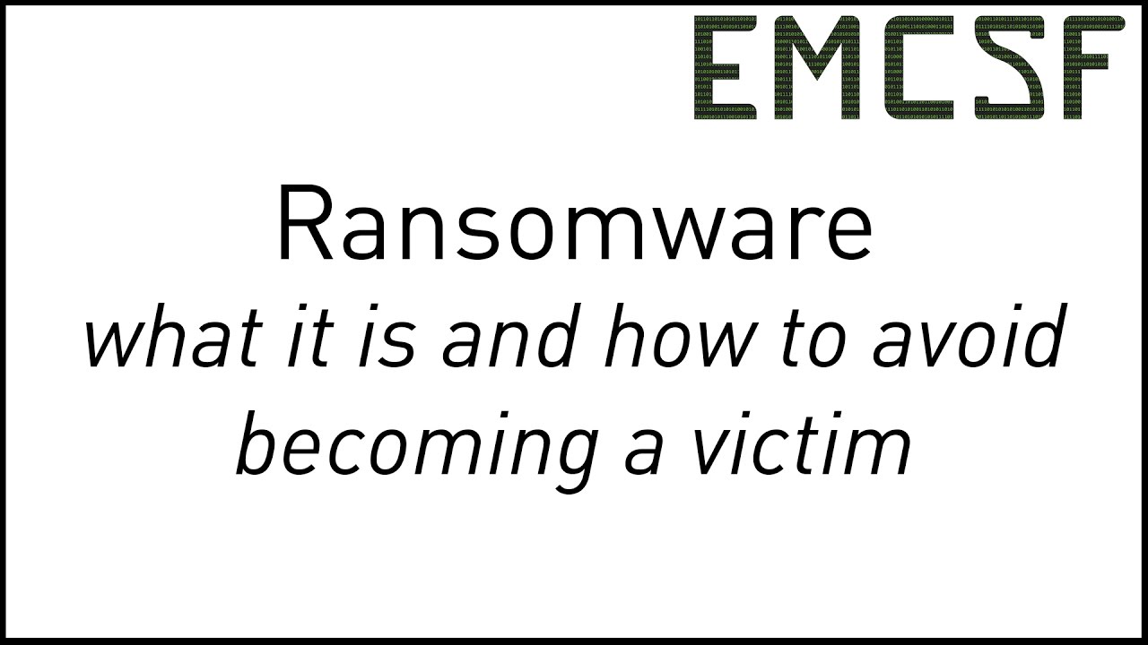 An introduction to ransomware