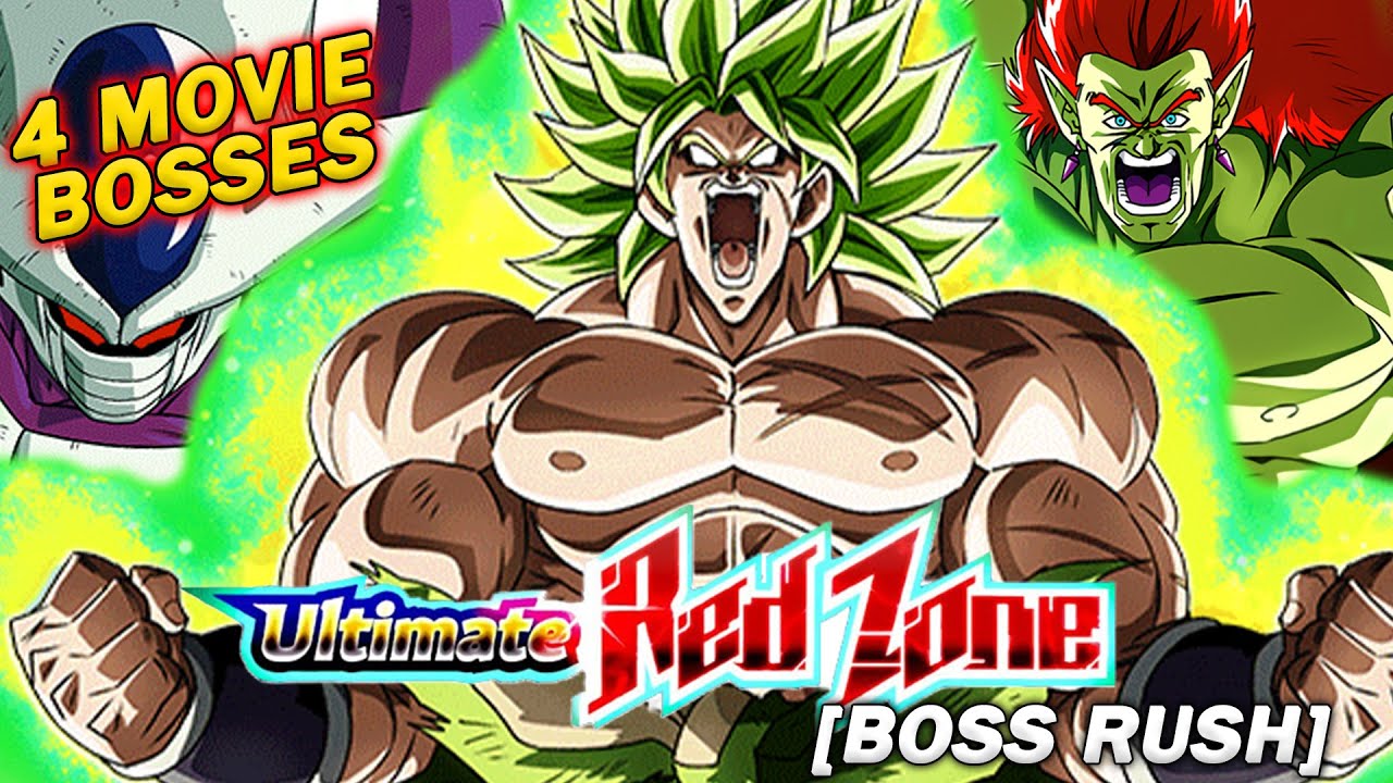 MISSIONE 4 MOVIE BOSSES NELLA ULTIMATE RED ZONE MOVIE BOSS RUSH | DBZ DOKKAN BATTLE ITA