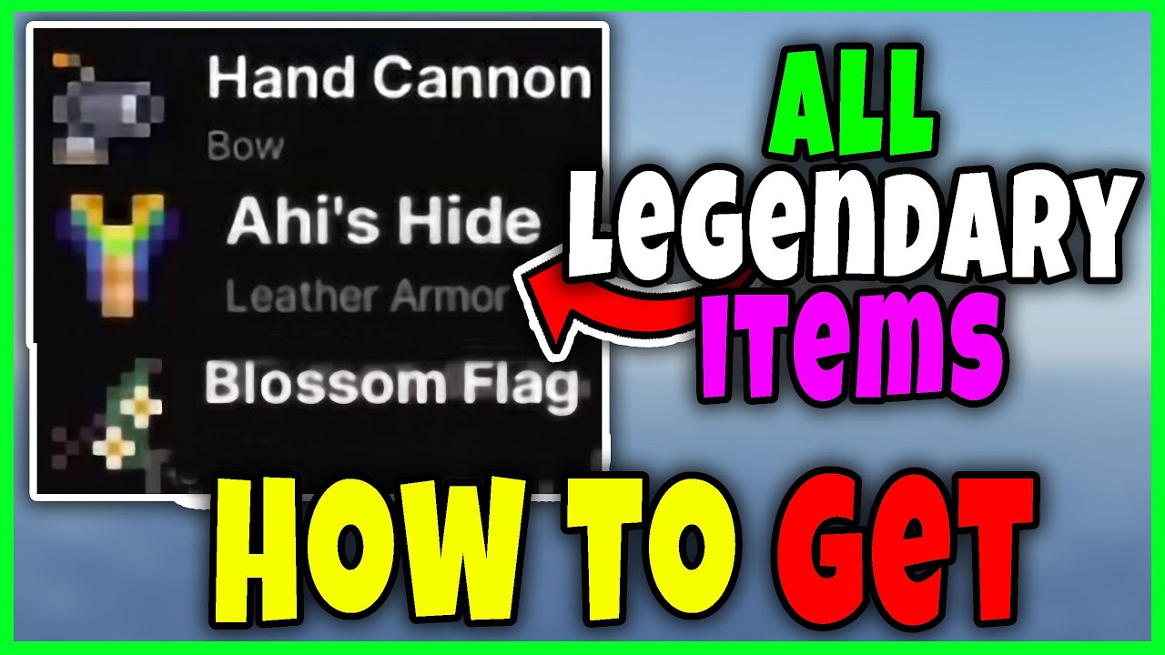 ALL LEGENDARY ITEMS in PIXEL QUEST Roblox how to GET