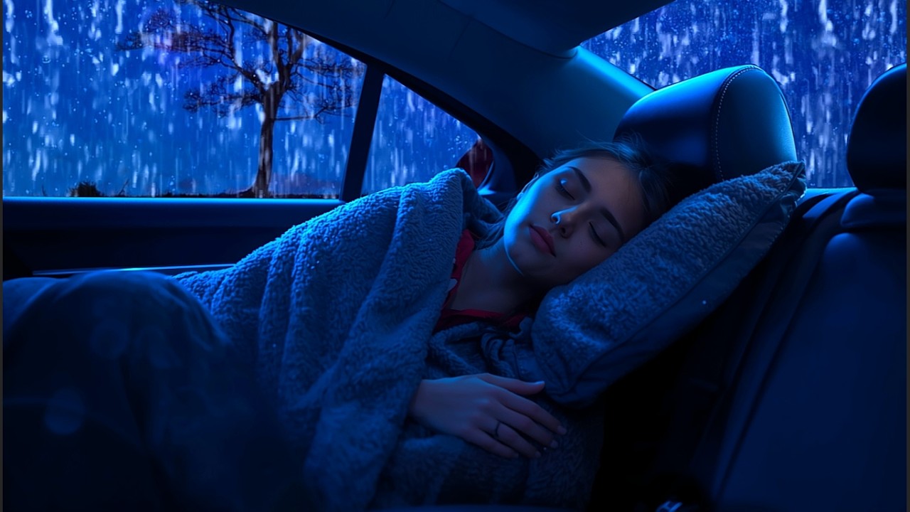 Chuva para Sono Profundo 🌧️ Trovão Suave e Sons Relaxantes para Relaxar, Dormir Rápido