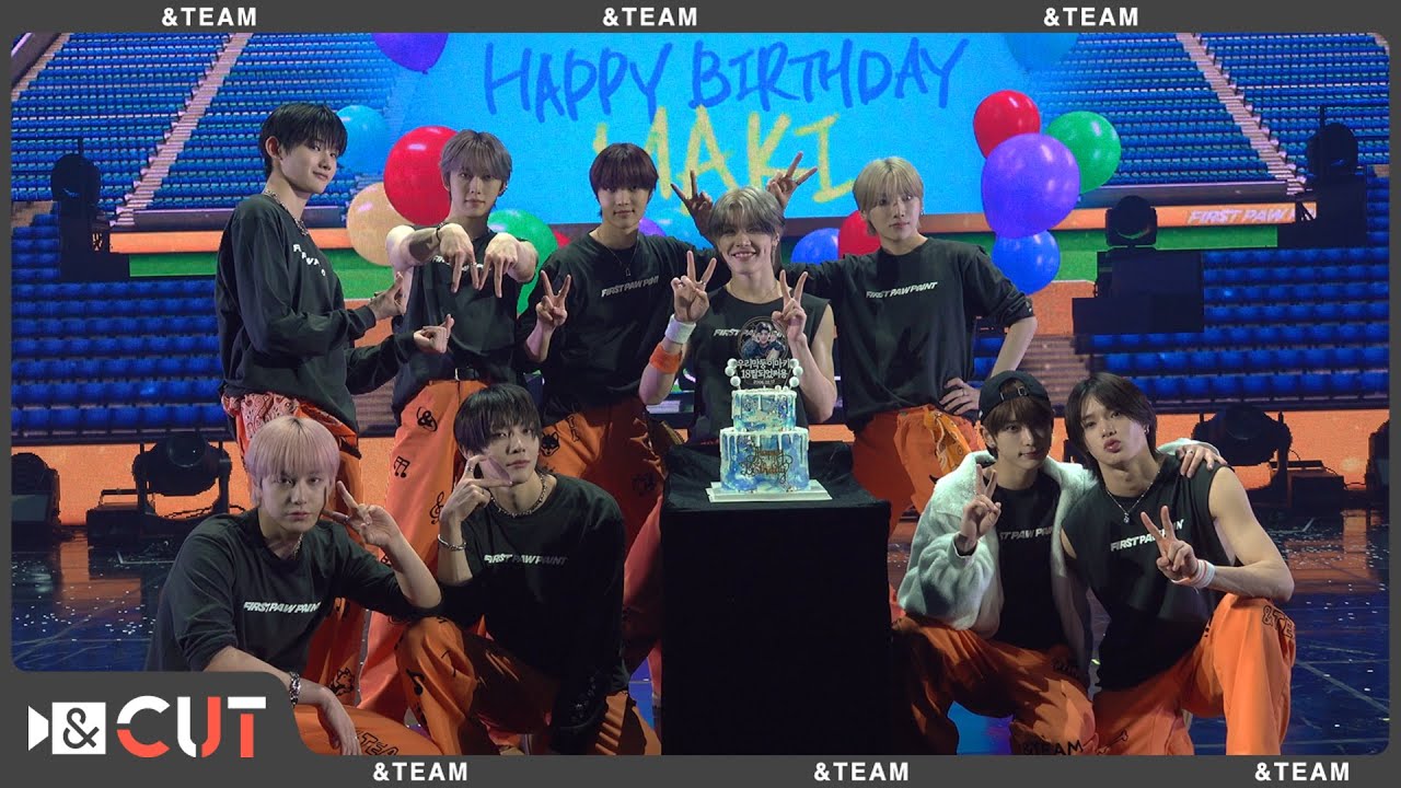 [&CUT] FIRST PAW PRINT in Seoul Behind | 마키 생일🐶🎂 - &TEAM