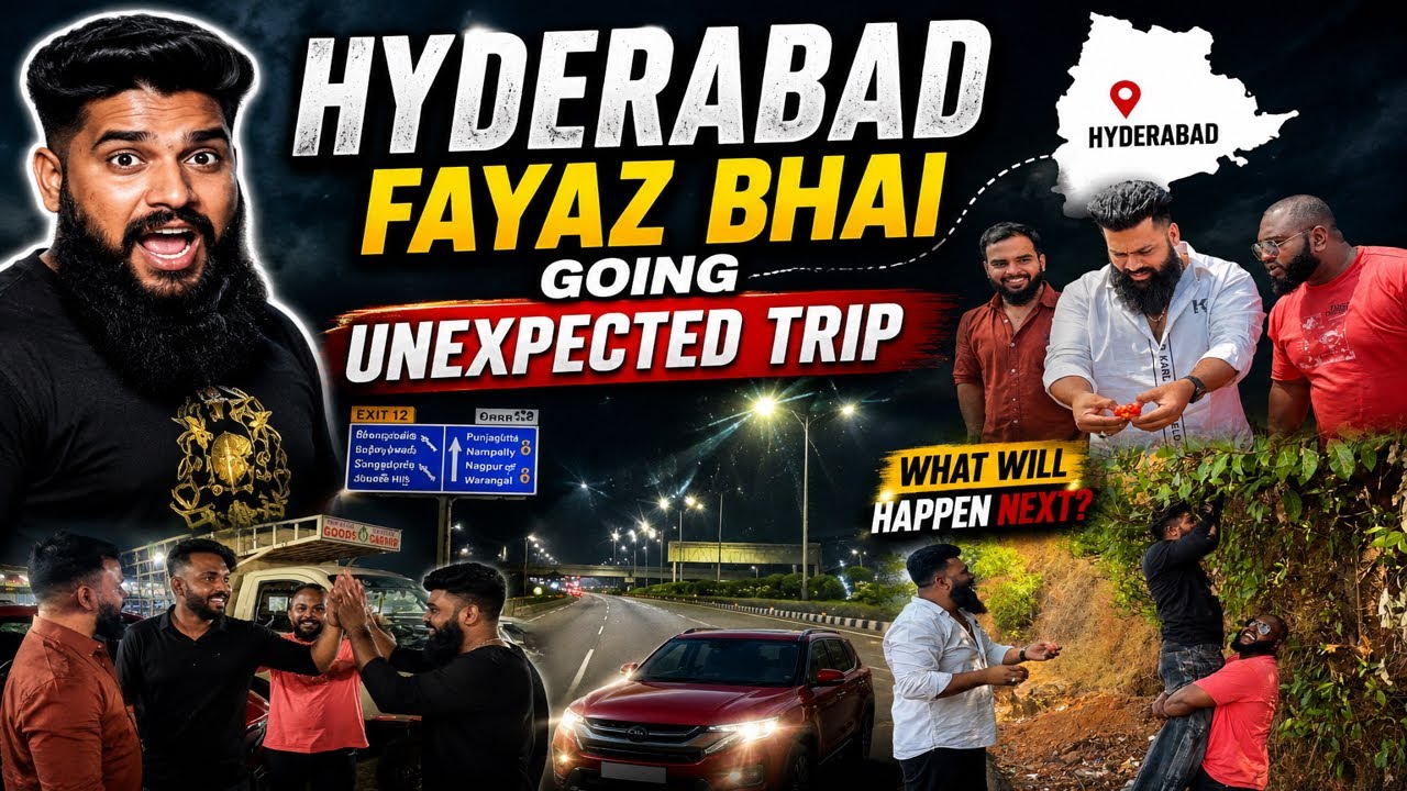 😧THIS TRIP WAS NOT PLANNED 😱UNEXPECTED TRIP HYDERABAD FAYAZ BHAI EAGLE TEAM#vlogs #vlogger#subscribe