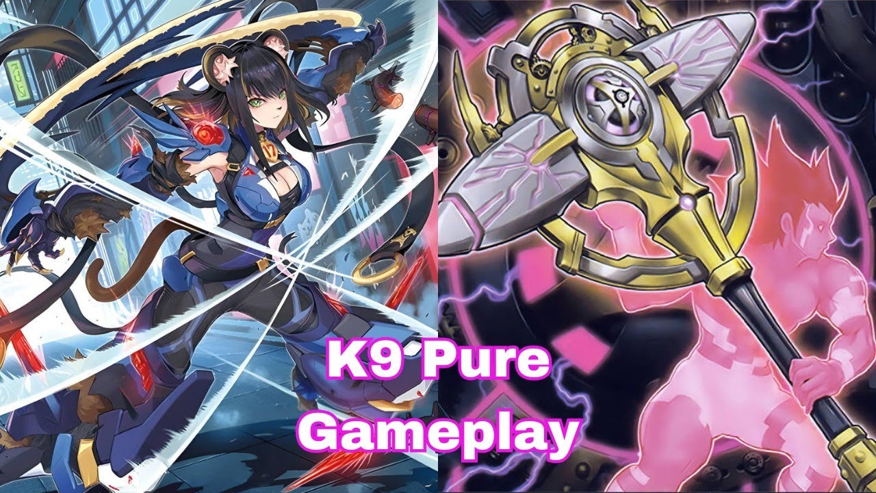 [ YUGIOH ] K9 Pure ft Artifact Mjollnir Gameplay 遊戯王 ケーナイン