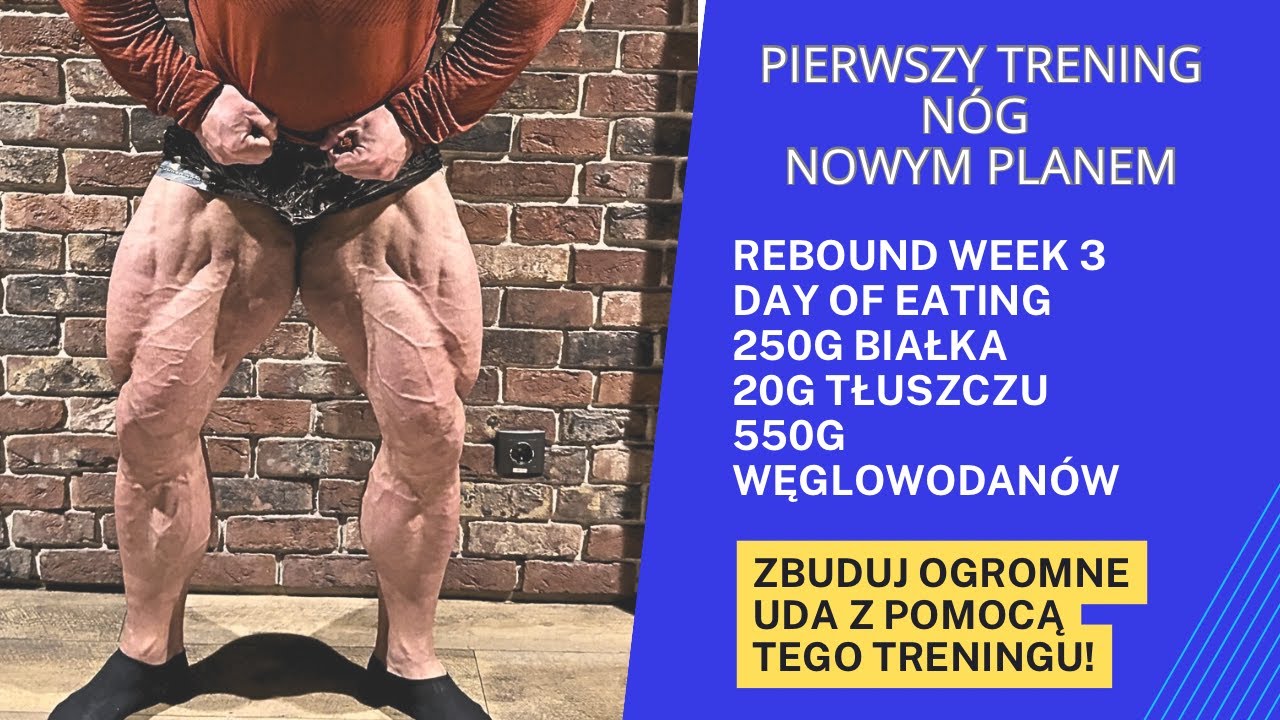 DAY OF EATING 3910KCAL I TRENING NÓG W STYLU RAW I JAK ZBUDOWAĆ KOPYTO? I REBOUND WEEK 3!