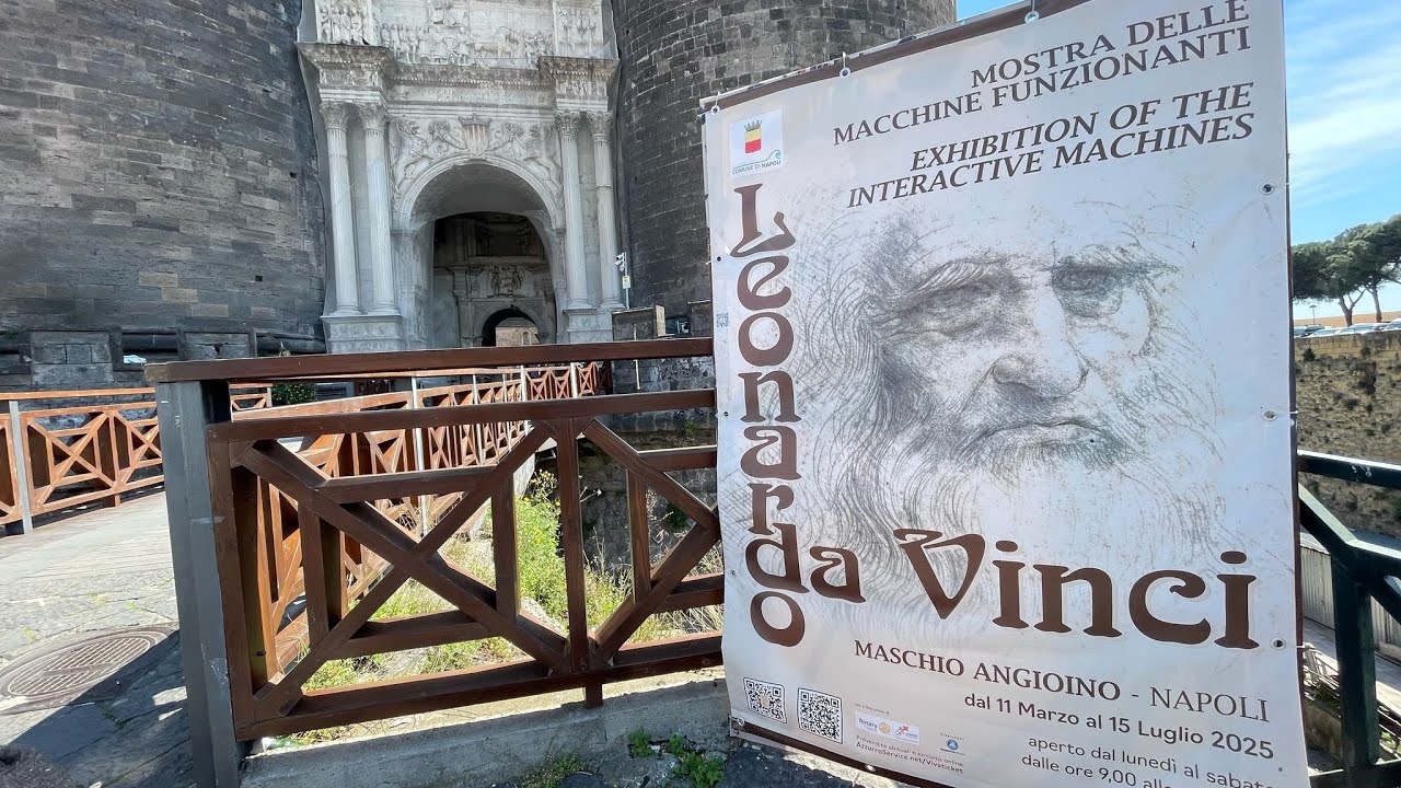 A Napoli la mostra delle 'Macchine funzionanti' di Leonardo da Vinci