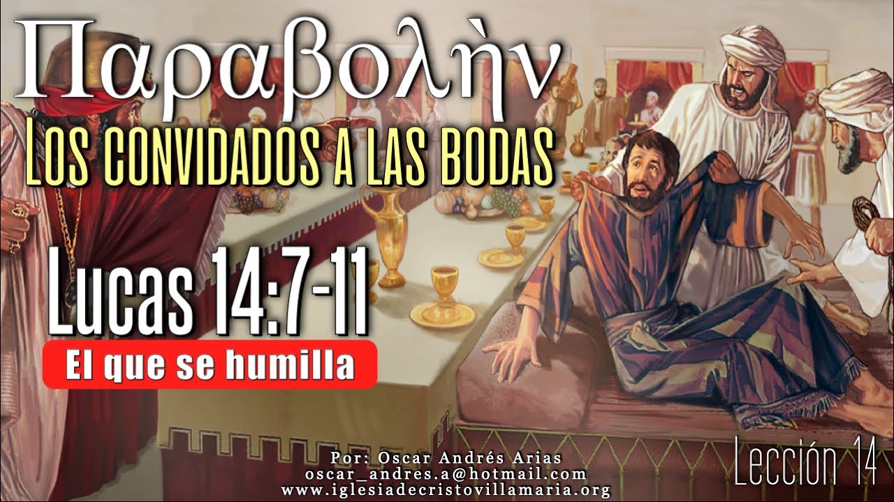 14 - LA PARABOLA DE LOS CONVIDADOS A LAS BODAS